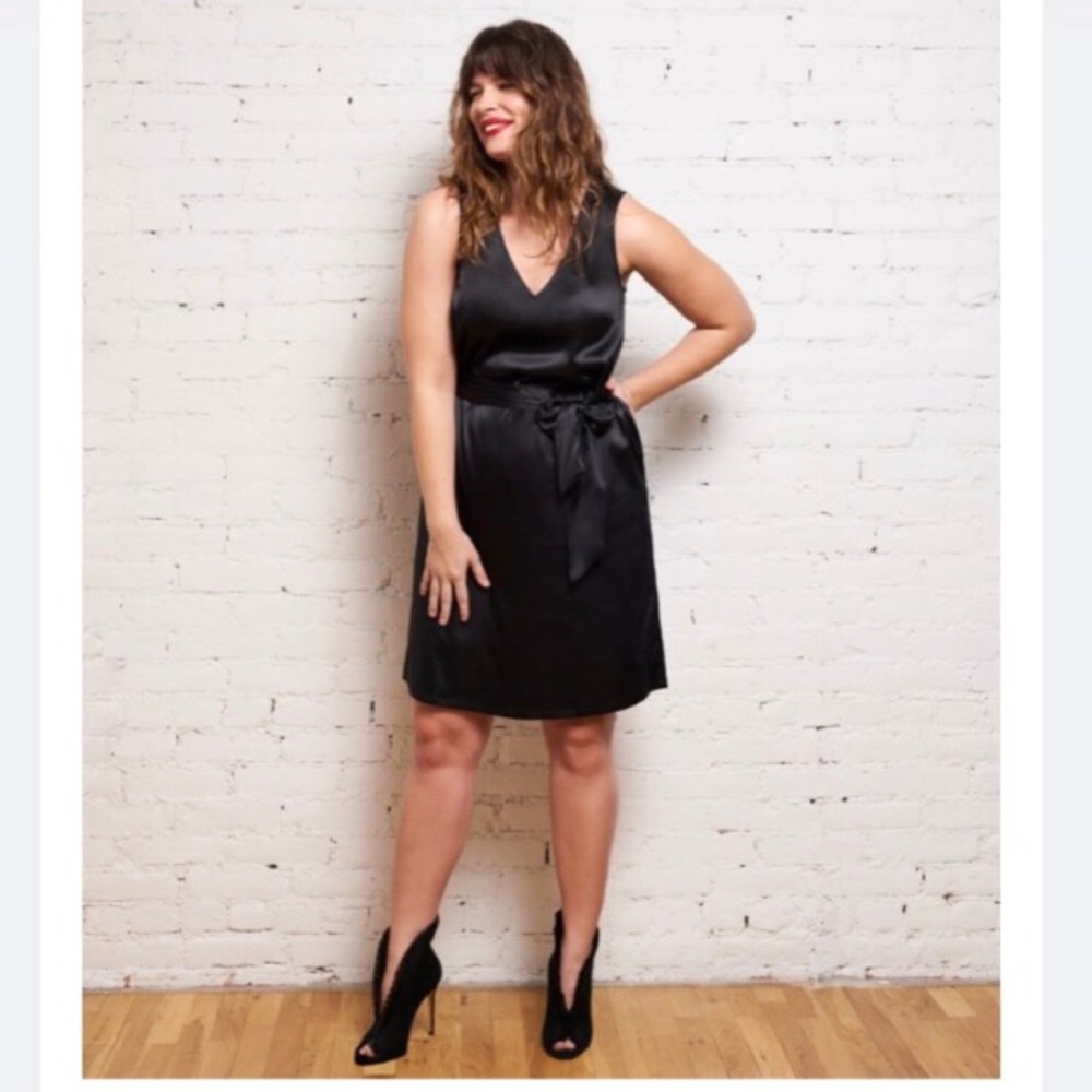 Universal Standard Spencer Slip Tie Dress